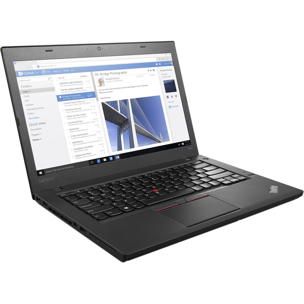 LENOVO T460 ThinkPad 14" FHD display/ Intel Core i5 6th Gen/ 8GB RAM / 256GB SSD /WINDOWS 10 PRO /MS OFFICE(Refurbished)