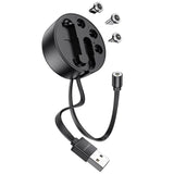 BOROFONE BU26 3-in-1 Retractable Magnetic Charging Cable, Max length 95cm, with 3 connectors for Lightning / Micro-USB / USB-C