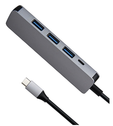 USB C to 3 Port Hi-Speed USB 3.0 and USB C Multi Hub Adapter