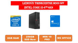 LENOVO Think Centre M900 Tiny Desktop Intel Core i5-6th Gen 8GB DDR4 RAM, 256GB SSD ,Win 10 Pro, MS-office With Free Wi-Fi Dongle ,90 Days Warranty (Refurbished)