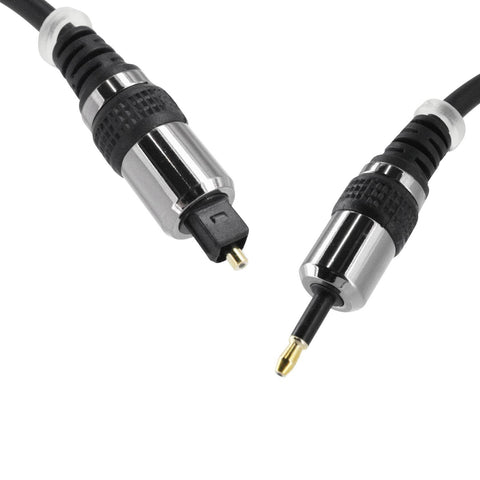 3.5mm Digital Optical Audio Cable Fiber Mini Toslink to Toslink Optical Nylon Fabric Cable