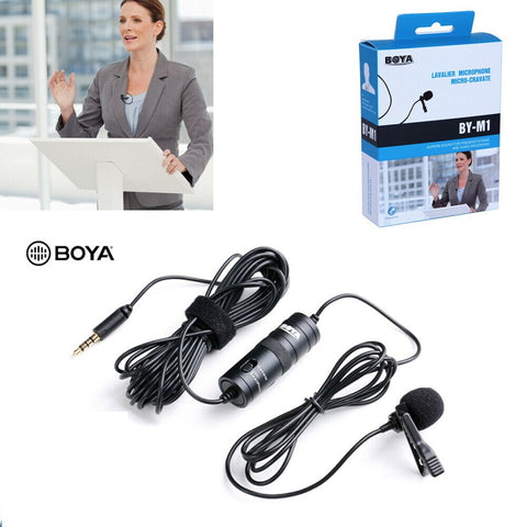 BOYA BY-M1 length 6m Omnidirectional Lavalier Microphone