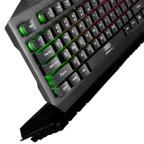 Branded Gaming RGB BACKLIT METAL KEYBOARD (Model: XO KB-01)