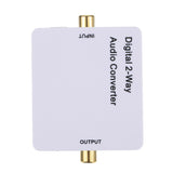 Digital 2-way Audio Converter Optical Toslink SPDIF / Coaxial Bidirectional Converter Audio Signal Amplifier Splitter Switcher