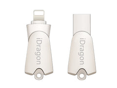 Metal iDragon 2 in 1 Lightning and USB Card Reader