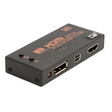 HDMI 3-in-1 Video Switch (Displayport/Mini Displayport/HDMI to HDMI) 4K UHD TV Digital AV Converter Adapter