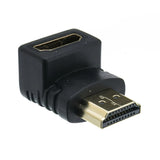 HDMI Male Right Angle 90° Down To Female Port Adapter