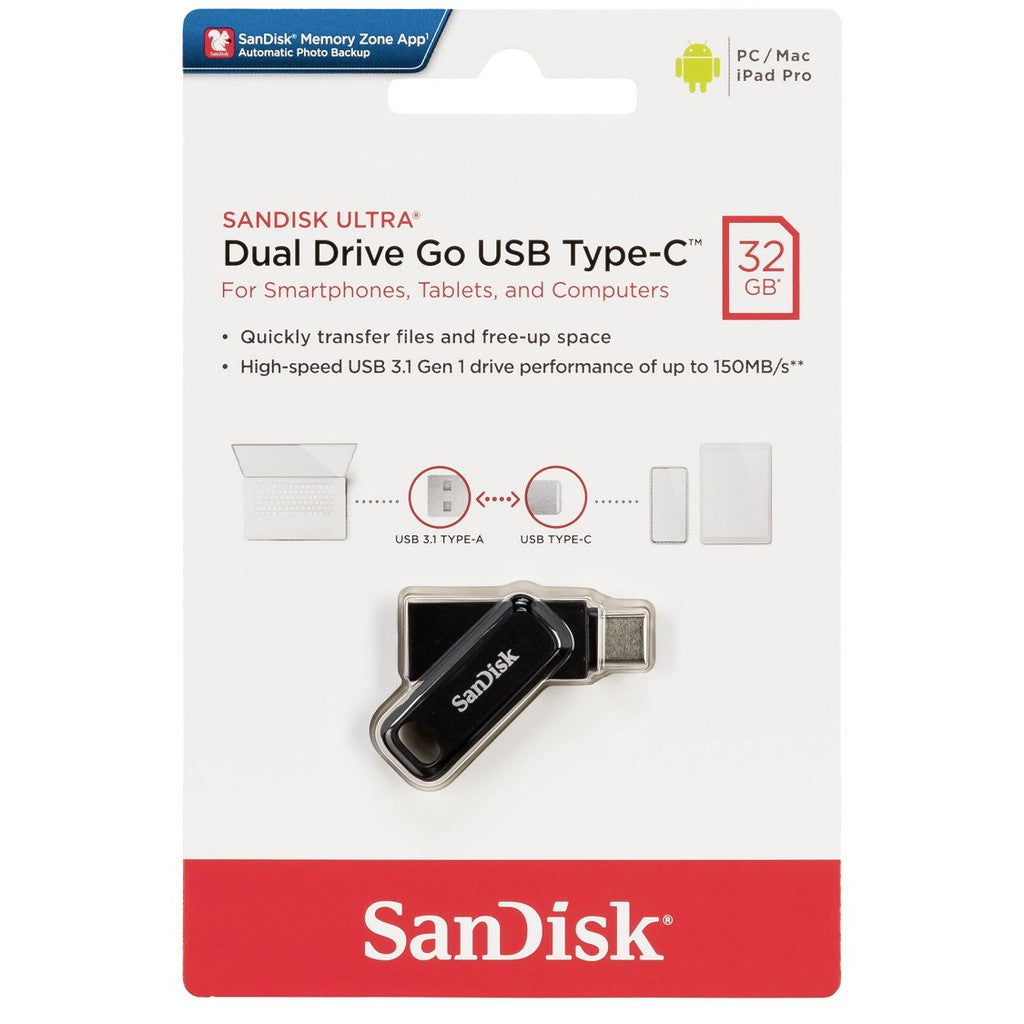 SanDisk Dual Drive Go USB 3.0 and Type-C
