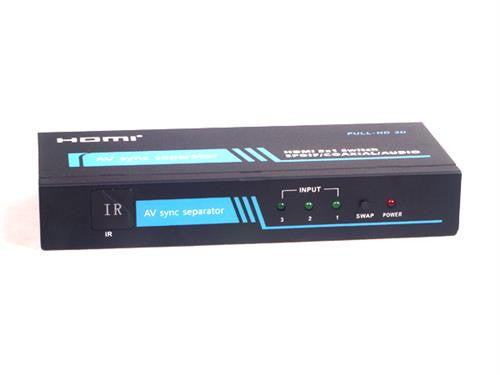 HDMI 3 to 1 Switch with SPDIF/ CoAxial /Audio