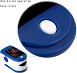 Fingertip Oximeter, Pulse Oximeter finger with SpO2 Accurate Readings, for Perfusion Index, Blood Oxygen, the Pulse Rate - Blue