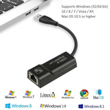 USB 3.0 to RJ45 Gigabit Ethernet LAN Network Adapter 10/100/1000Mbps