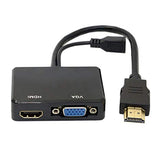 HDMI / MHL to HDMI & VGA Audio Splitter Converter with 3.5mm Audio Cable