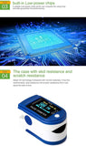 Fingertip Oximeter, Pulse Oximeter finger with SpO2 Accurate Readings, for Perfusion Index, Blood Oxygen, the Pulse Rate - Blue