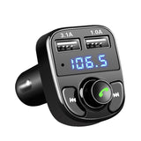 Dual USB Car Charger Car Kit FM Transmitter Modulator Kit Hands Free Bluetooth