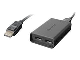 Lenovo - DisplayPort (M) to Dual DisplayPort (F) Adapter