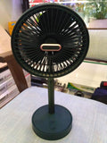 Portable Standing Fan, 7.5" Foldable Desk Fan, 7200mah Battery & USB Powered 4 Speed