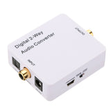Digital 2-way Audio Converter Optical Toslink SPDIF / Coaxial Bidirectional Converter Audio Signal Amplifier Splitter Switcher