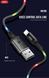 XO NB108 Type-C Fast Charging & Data Cable with Music LED