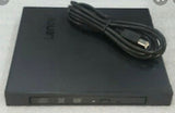 Refurbished - Lenovo Ultra Slim USB External CD/DVD Drive with integrated 2-Port USB HUB ( Separate Power Not Required)