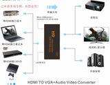 HDMI TO VGA+Audio Video Converter