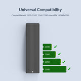 ORICO M.2 NVMe USB3.1 GEN2 Type-C SSD Enclosure (M2PV-C3)
