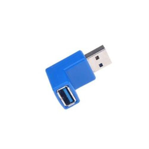 Right Angle Standard USB 3.0 Type A Male to Type A Female USB 3.0 M to F Adapter Converter USB 3.0