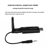 Bluetooth Audio Transmitter for TV, To point Universal USB Wireless Audio Transmitter Dongle Connected 3.5mm Audio Devices for Home Stereo System