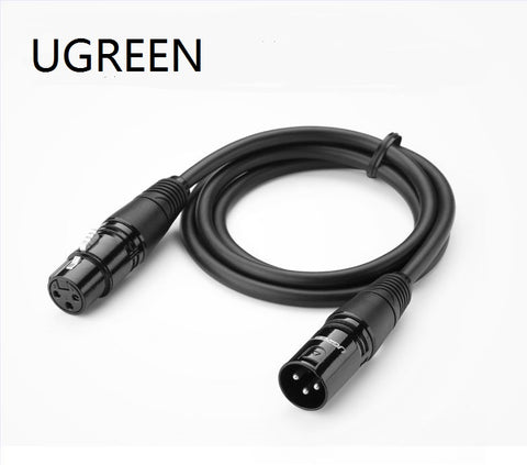 UGREEN 3 Pin XLR Male To Female Shield Cable