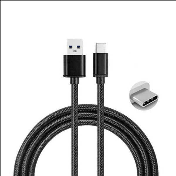 USB Type C Charging and Data Fabric Cable