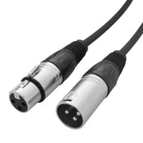 3 Pin XLR Male To Female Shield Cable