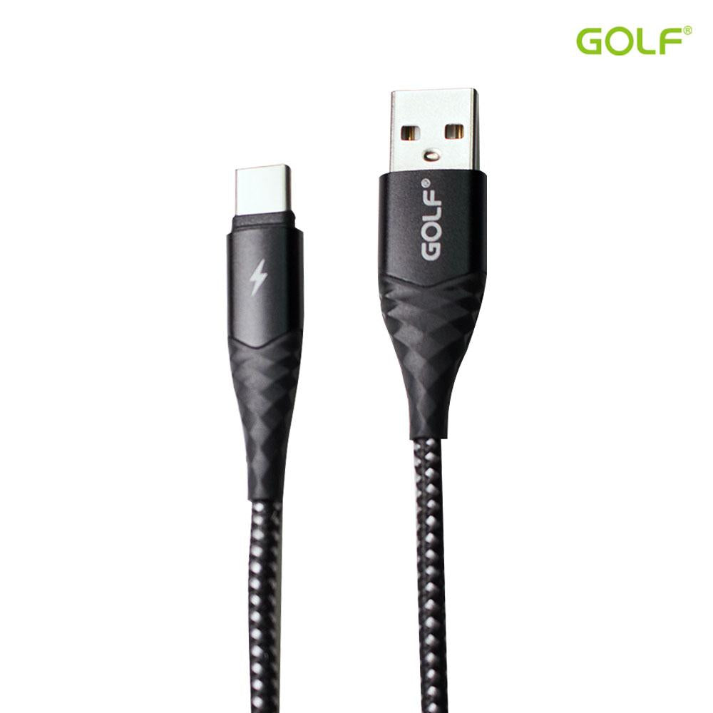 Golf GC67 3A Type-C Wave Metal Data Sync And Charging Cable
