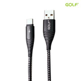 Golf GC67 3A Type-C Wave Metal Data Sync And Charging Cable