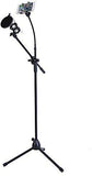 Microphone Stand with 1 Mobile Holder, 1 Mic Holder and Pop Filter Windscreen 103C