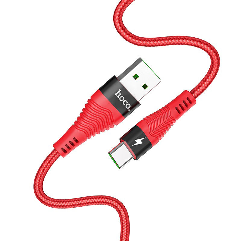 HOCO U53 USB A to Type-C Flash Charging & Data Sync Cable 5A 1.2M