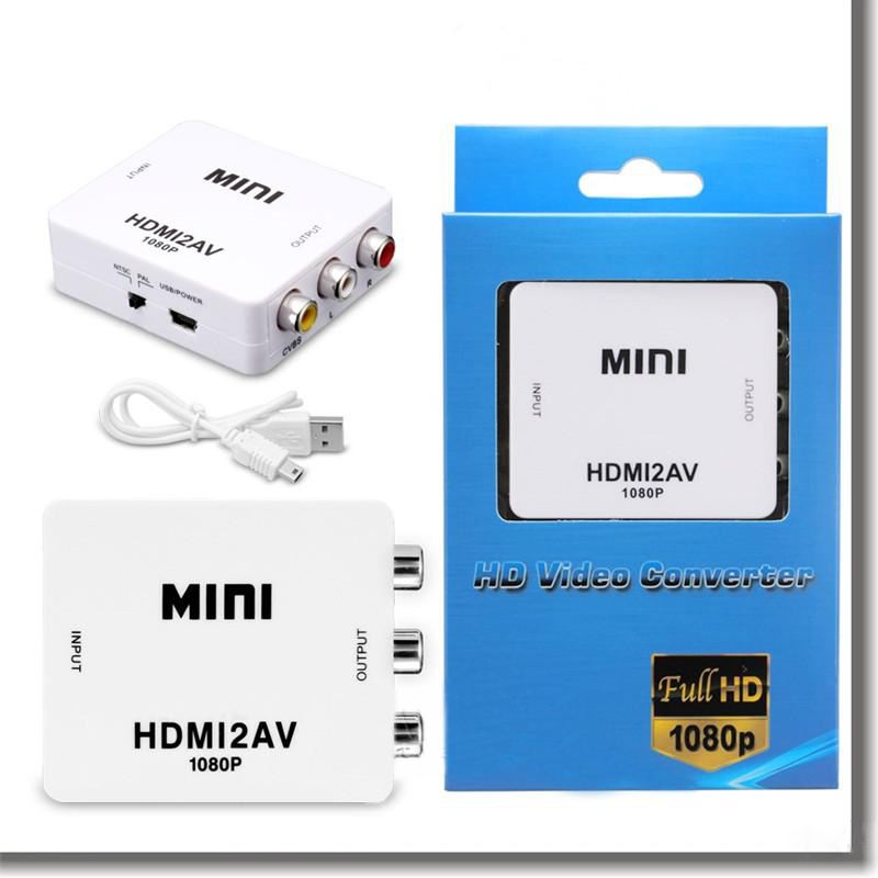 HDMI to AV Adapter Converter