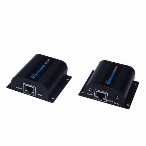 HDMI Extender Converter With IR 60M, Video/Audio Extend Over Cat6/Cat7 1080P