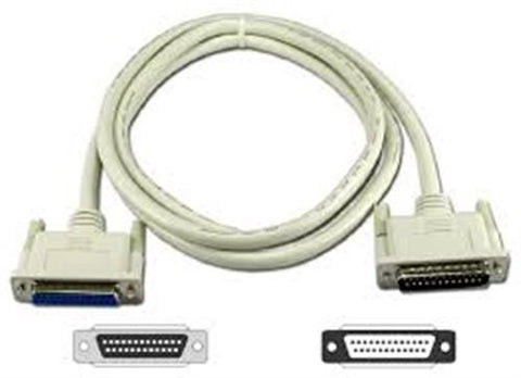 DB25 Parallel Bi-Directional Extension Cable, DB25 Male to DB25 Female
