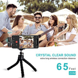 iOS lightning 2.4GHz Wireless Lavalier Microphone for iPhone & iPad (No need App)
