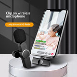iOS lightning 2.4GHz Wireless Lavalier Microphone for iPhone & iPad (No need App)