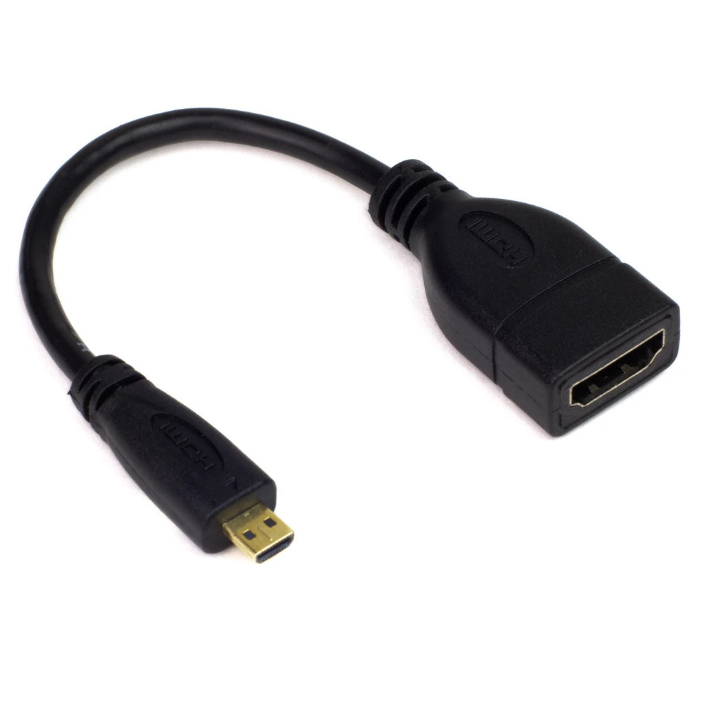 Micro-HDMI to HDMI adapter cable