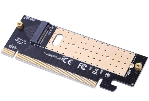 M.2 NVMe SSD NGFF to PCI-E 3.0 X16/X4 Adapter M Key Interface Expansion Card