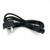 3 Prong (Mickey Mouse), UK 3 Pin AC Laptop Power Cable 1.8M