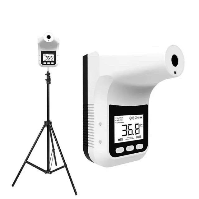 High Quality Thermometer - K3 Pro LCD Hands-Free Wall & Tripod Mounted Non-Contact Forehead Thermometer