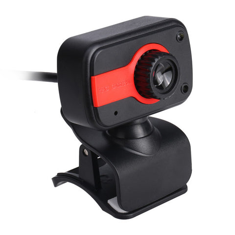 USB 2.0 HD Camera Web Cam Clip-on Base with Microphone for Computer Desktop PC Laptop Skype