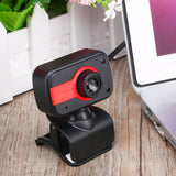 USB 2.0 HD Camera Web Cam Clip-on Base with Microphone for Computer Desktop PC Laptop Skype