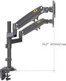 Dual Monitor Arm Bracket / Monitor Support with Double Arms / Dual Monitor Desk Stand / Monitor Mount / International Vesa Compatible NB H-180