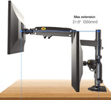 Dual Monitor Arm Bracket / Monitor Support with Double Arms / Dual Monitor Desk Stand / Monitor Mount / International Vesa Compatible NB H-180